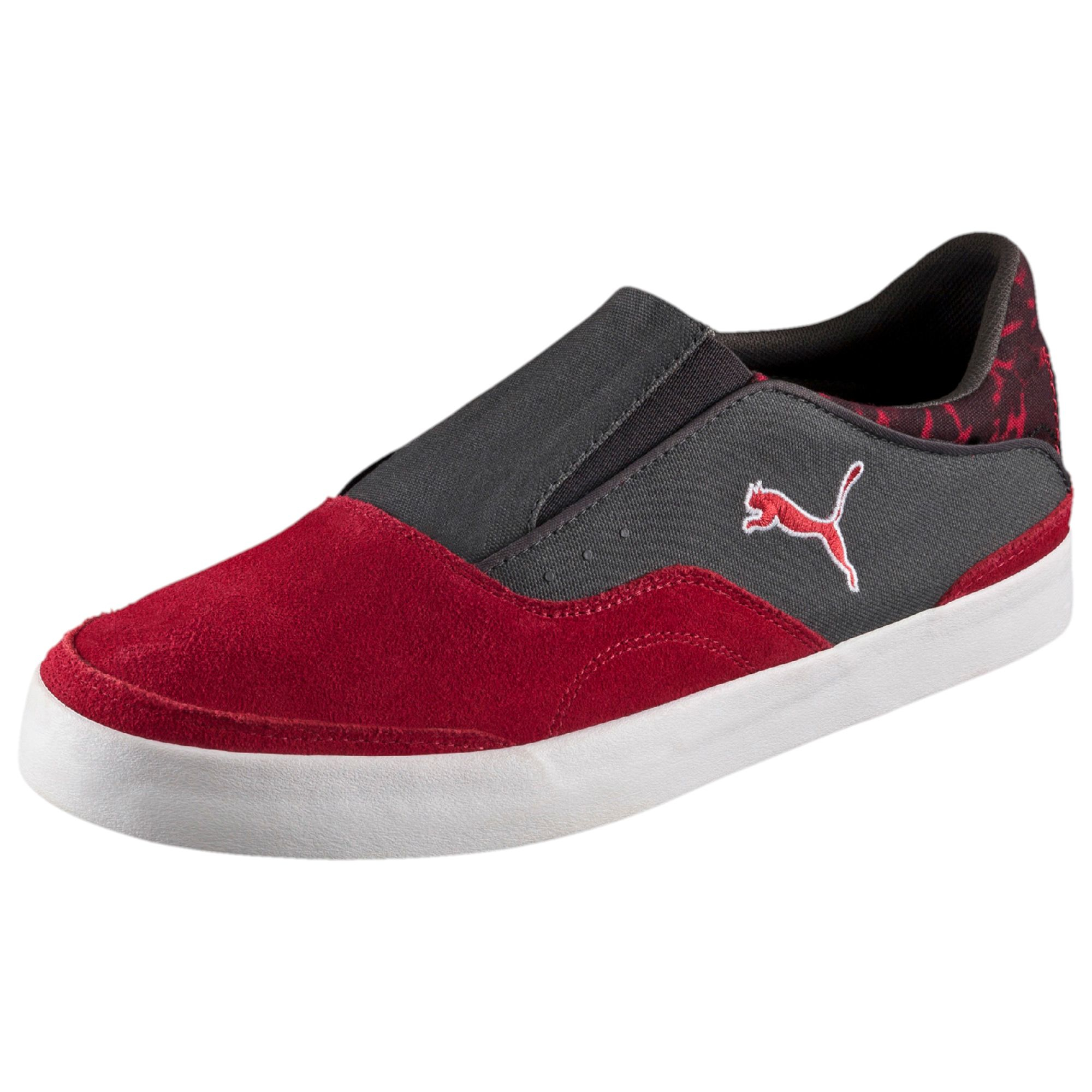 puma slip ons kids red